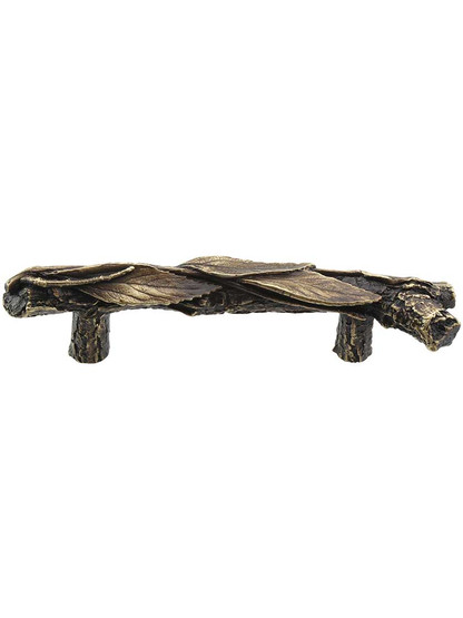Leafy Branch Drawer Pull - Right Hand - 3" Center-to-Center